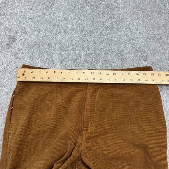 Betabrand Corduroy Straight Leg Pants Mens 36x32 Brown Rabbit Bunny Lined Casual - Picture 10 of 16